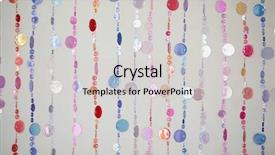  Presentation with curtain - Slides with curtains lines - fragment of a curtain background and a light gray colored foreground