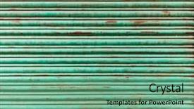  Presentation with green curtain - Beautiful theme featuring curtains lines - green and rusty iron curtain backdrop and a seafoam green colored foreground