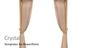  Presentation with curtains - PPT theme enhanced with curtains-on-a-white-background background and a white colored foreground