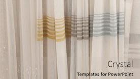  Presentation with retail store - Slide set featuring curtains-variety-selection-drapes-shop background and a  colored foreground