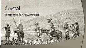  Presentation with old men - Theme featuring curton - men travelling old illustration created background and a  colored foreground