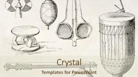  Presentation with africa tribe - Slide deck consisting of curton - ouajiji objects and utensils old background and a lemonade colored foreground