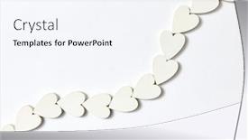  Presentation with handcraft - Theme featuring curve-diagonal-chain-made background and a sky blue colored foreground