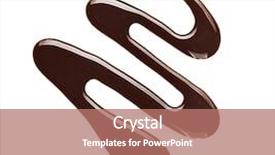  Presentation with liquid - Slide set featuring curved line made of liquid background and a coral colored foreground