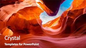  Presentation with navajo - Cool new PPT layouts with curved wall - lower antelope canyon backdrop and a crimson colored foreground