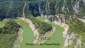  Presentation with southwest - Slide set enhanced with curves-of-uvac-river-medanders background and a seafoam green colored foreground