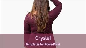  Presentation with plus size fashion model - Slide deck consisting of curvy - beautiful and attractive plus size background and a violet colored foreground