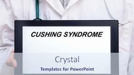  Presentation with metabolic syndrome doctor - PPT layouts consisting of cushing-syndrome-doctor-with-rare background and a sky blue colored foreground