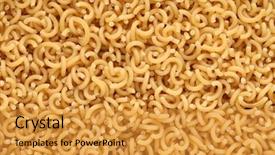  Presentation with pasta - Colorful presentation theme enhanced with cusine - fideua pasta pasta for paella backdrop and a  colored foreground