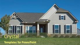  Presentation with custom - Slides with custom gray home with flagstone appointments background and a tawny brown colored foreground