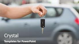  Presentation with ownership - PPT theme with girl doing yoga in green background and a mint green colored foreground