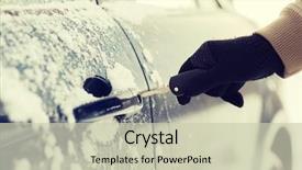  Presentation with ownership - Slides enhanced with unlock customer - transportation and ownership concept background and a soft green colored foreground