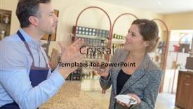  Presentation with vendor - PPT layouts having customer-and-vendor background and a  colored foreground