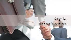  Presentation with appreciation business - Amazing PPT theme having customer appreciation - team looking at a business backdrop and a lemonade colored foreground