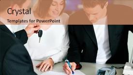  Presentation with car sales - Amazing PPT layouts having customer dealings - sales situation in a car backdrop and a coral colored foreground