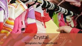  Presentation with children - Amazing theme having customer looking for children clothes backdrop and a red colored foreground