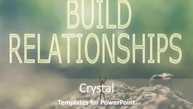  Presentation with homeless person poverty issue concept - Presentation theme enhanced with customer relations management - concept of with a person background and a gray colored foreground