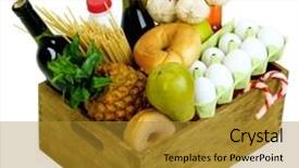  Presentation with microbilogy of fishery products - Presentation design featuring abstract seamless pattern on brown background and a gray colored foreground.