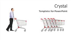  Presentation with lens flare on white - Cool new presentation theme with customer return - full length portrait backdrop and a white colored foreground