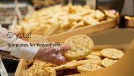  Presentation with plastic bag - Slide deck consisting of customer-s-hand-packs-flatbread background and a yellow colored foreground