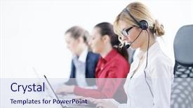  Presentation with pressure washing business proposal pre - Cool new slide set with customer support team - pretty young business woman group backdrop and a sky blue colored foreground