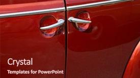  Presentation with auto - PPT layouts featuring customized cars - part of retro auto close-up background and a tawny brown colored foreground