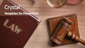  Presentation with immigration law - Slide deck consisting of customs immigrations - law book and gavel background and a red colored foreground