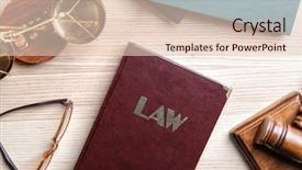  Presentation with immigration law - Colorful slide set enhanced with customs immigrations - law book scales of justice backdrop and a lemonade colored foreground