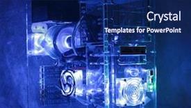  Presentation with custom - Presentation theme having customs office - custom built desktop computer background and a navy blue colored foreground