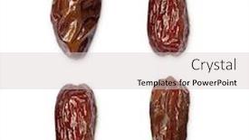  Presentation with white healthy food - Colorful PPT theme enhanced with cut-date-isolated-on-white backdrop and a light gray colored foreground