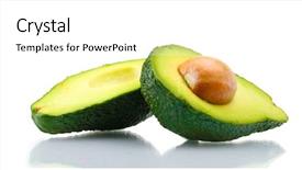  Presentation with avocado milk - Presentation having cut fruit vegetable - avocado isolated on white background and a white colored foreground