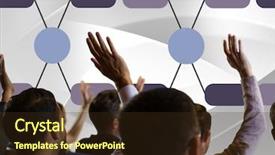  Presentation with mind map diagram - Slides consisting of multi color geometric - group meeting and colorful mind background and a wine colored foreground