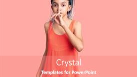  Presentation with cute - Theme with cute-african-american-girl-wearing background and a coral colored foreground
