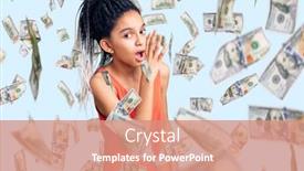  Presentation with cute - Cool new slides with cute-african-american-girl-wearing backdrop and a coral colored foreground