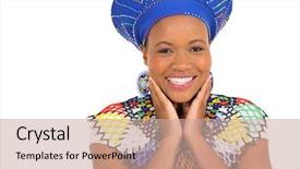  Presentation with african culture - Theme having sushi set served on a black slate sushi rolls and sashimi on a wooden white table seafood raw fish white background wasabi background and a  colored foreground.