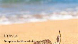  Presentation with alien - Cool new presentation theme with cute-animal-alien-creature backdrop and a lemonade colored foreground