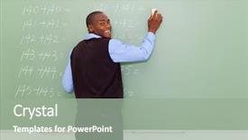  Presentation with elementary school african american female - Cool new slides with board math - african american male elementary school backdrop and a gray colored foreground