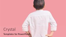  Presentation with elegant - Cool new presentation theme with cute-blond-kid-wearing-elegant backdrop and a lemonade colored foreground