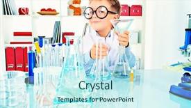  Presentation with cute science - Colorful presentation enhanced with cute boy is making science backdrop and a  colored foreground