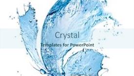  Presentation with pure water - Beautiful slide set featuring cute-butterfly-made-of-pure backdrop and a sky blue colored foreground