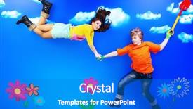  Presentation with love - Theme having cute cartoon boy girl - couple of young people background and a  colored foreground