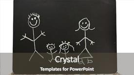  Presentation with chalkboard - Amazing PPT layouts having cute chalkboard family backdrop and a dark gray colored foreground