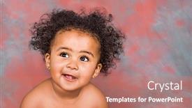  Presentation with north africa - Audience pleasing presentation consisting of cute child from north east africa of arabic descendent backdrop and a coral colored foreground