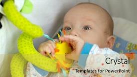  Presentation with baby congratulation boy blue - Amazing presentation theme having cute child in baby carriage backdrop and a yellow colored foreground