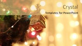  Presentation with bound - Audience pleasing slide deck consisting of cute-decoration-for-christmas-tree backdrop and a blonde colored foreground