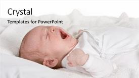  Presentation with old days - PPT theme consisting of cute emo - 15 days old baby giving background and a white colored foreground