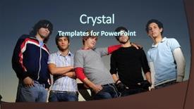  Presentation with cute - Presentation theme having cute emo - portrait of young team standing background and a  colored foreground