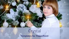  Presentation with old clothes - Colorful slide deck enhanced with cute five-year-old boy in elegant evening clothes is posing near the christmas tree classic luxurious interior decorated for christmas merry christmas and happy new year backdrop and a sky blue colored foreground