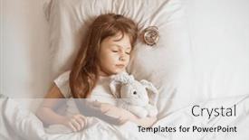  Presentation with high quality - Slides consisting of cute-funny-cheerful-little-girl background and a white colored foreground