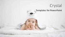  Presentation with cute baby - PPT layouts having cute-funny-little-baby background and a  colored foreground